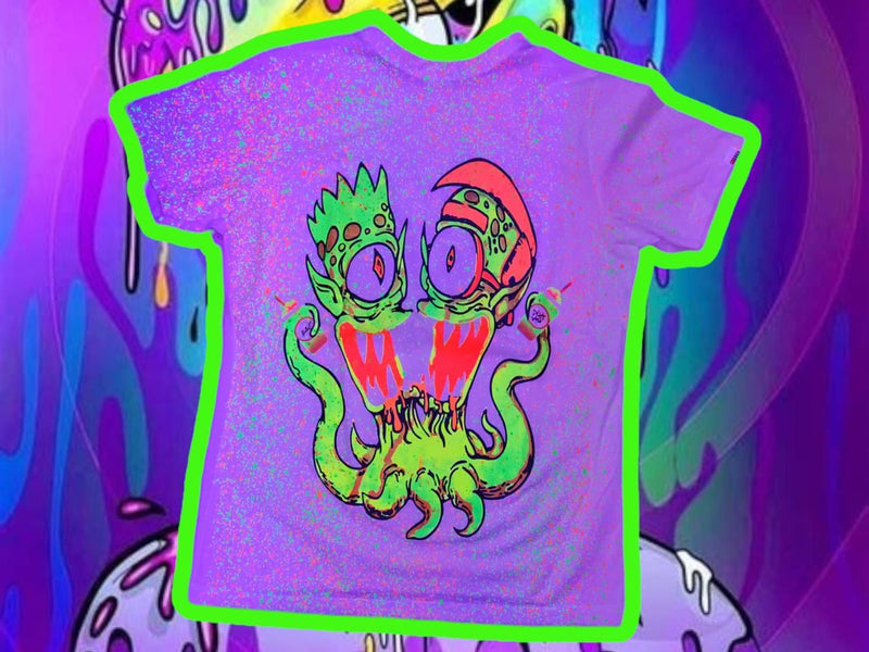 👽 Camiseta Mágica Los Simpson extraterrestre Bart y Milhouse 👽