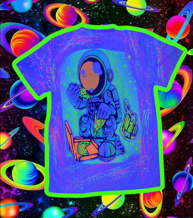 👨‍🚀 Camiseta Mágica Astronauta pizza 👨‍🚀🍕