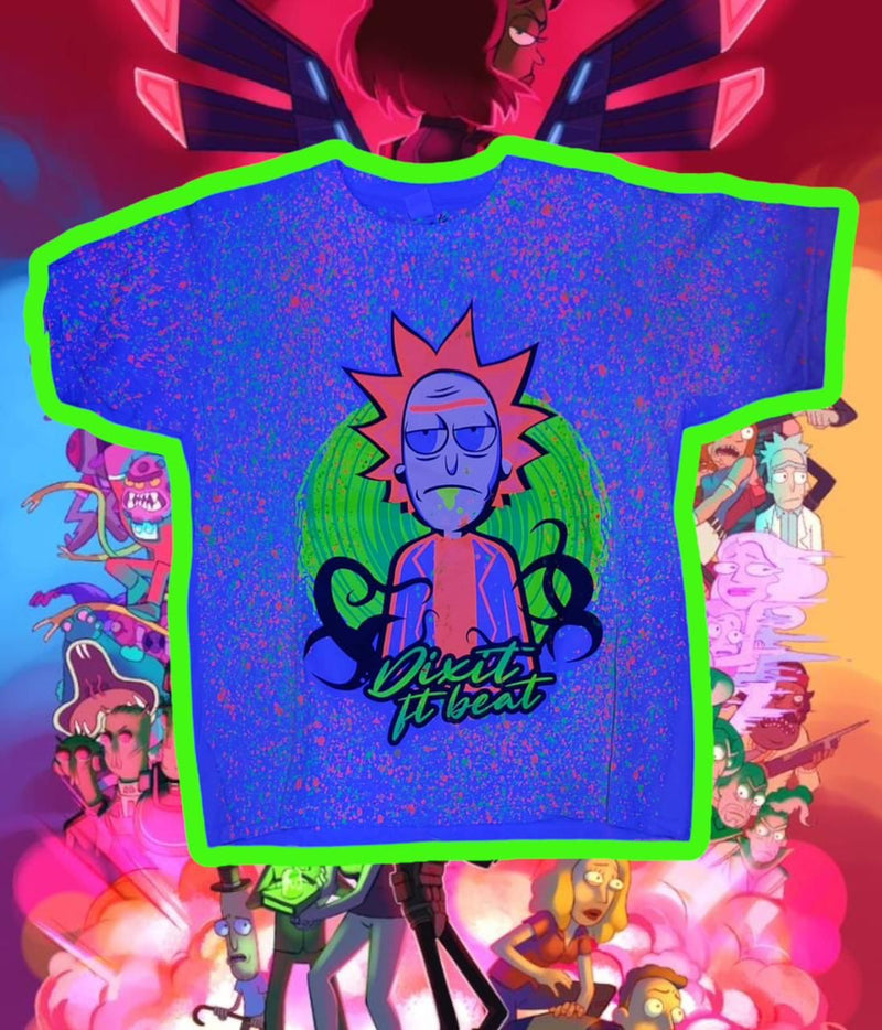 😑 Camiseta Mágica Rick and Morty serio 😑