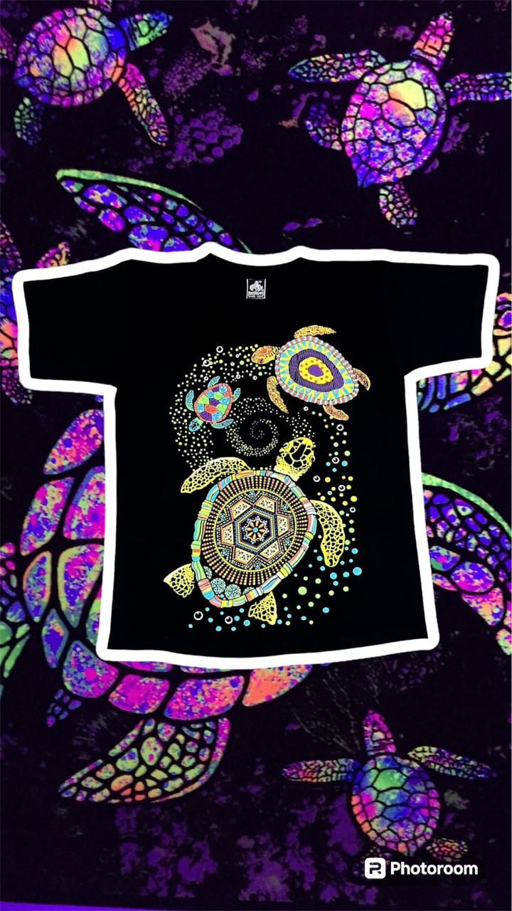 🐢 Camiseta acuarela y puntillismo tortugas 🐢🐢